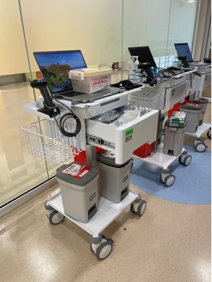 Medical Mobile Cart Computer  Model MR1